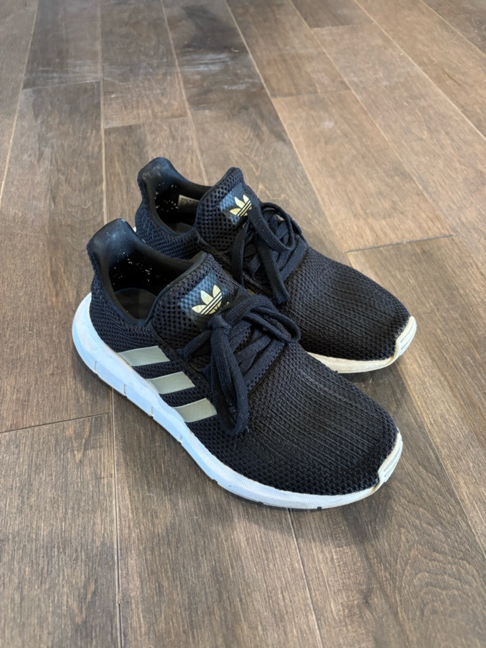 Adidas Black Swift Run Sneakers